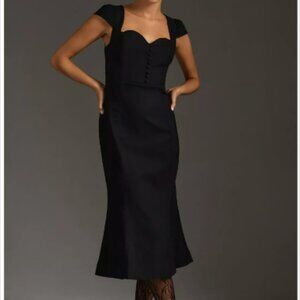 Anthropologie Cecily Fit & Flare Sweetheart Dress –  Medium Petite, Worn Once!